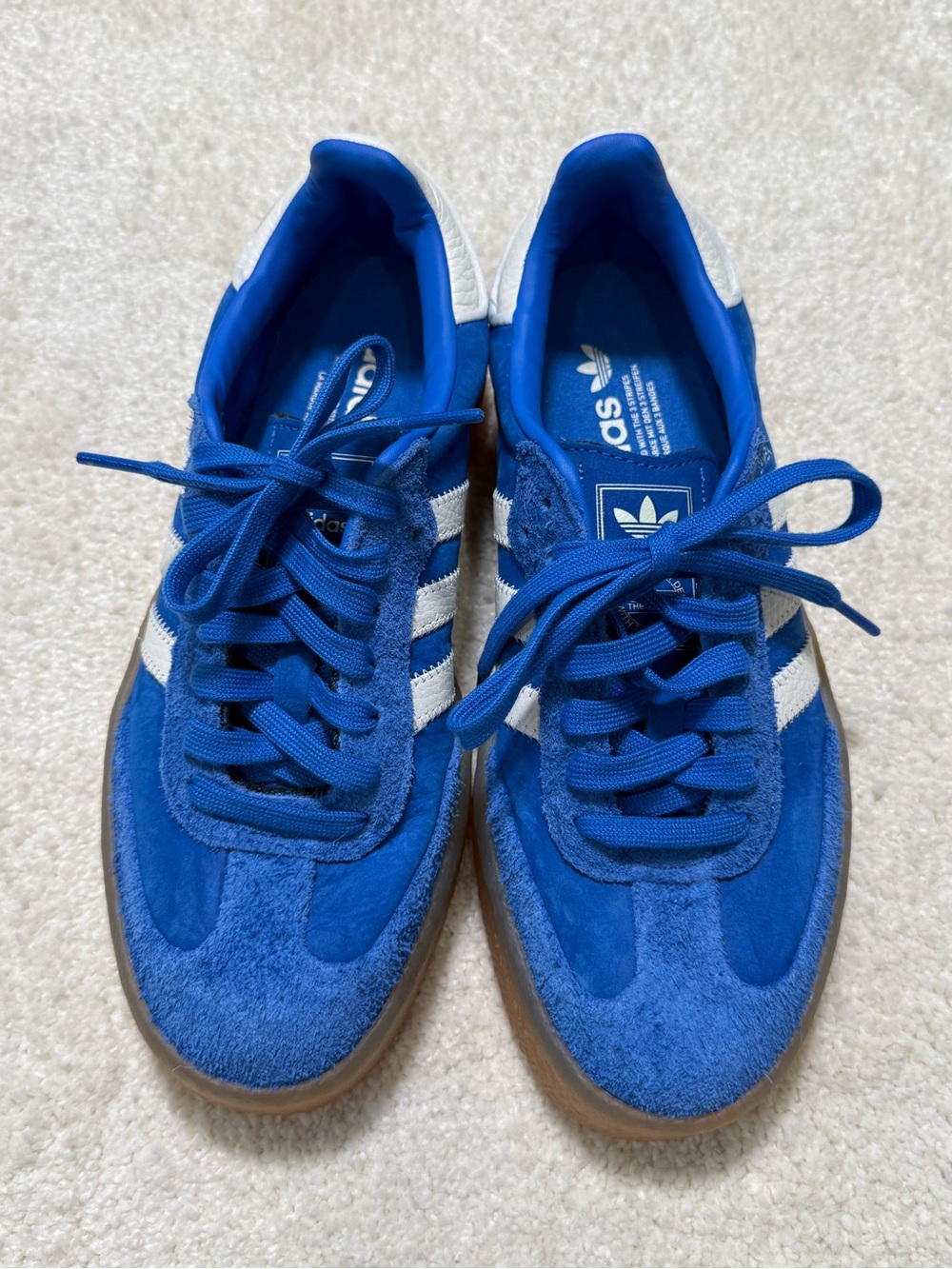 💙adidas Samba Blue White Gum Women’s Sneakers - Picture 3 of 10